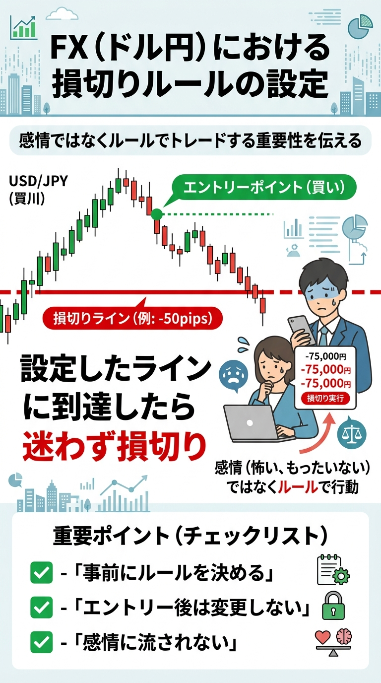 ドル円の損切りルール